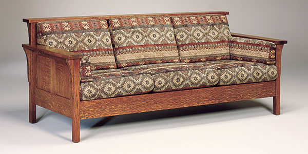 AJ’s Furniture Highback Panel Sofa