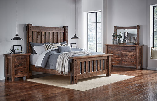 J&R Woodworking Houston Bedroom Furniture Set