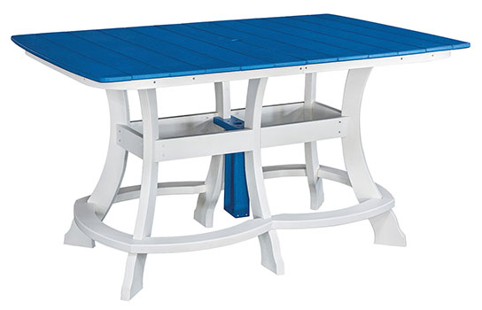 Lambright Aluminum Table Blue