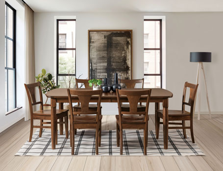 Artisan Chairs Presque Leg Dining Room Furniture Set