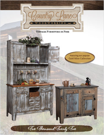 2023 Country Lane Woodworking Vintage Furniture Catalog