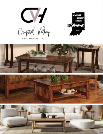2026 Crystal Valley Hardwoods Quick Ship Furniture Flyer