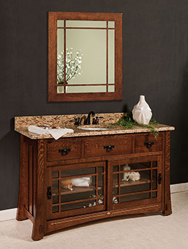 Crystal Valley Hardwoods Morgan Bathroom Cabinet