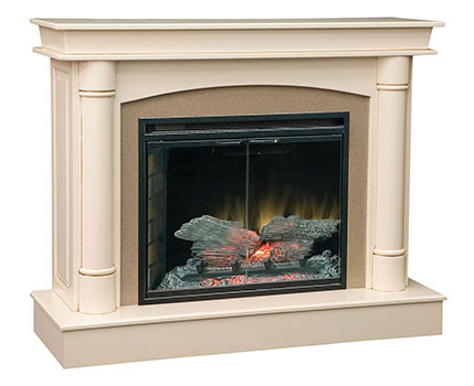 Curveside-Wood-Products-Regal-White-Fireplace