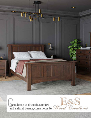 2021 E&S Wood Creations Bedroom Furniture Catalog