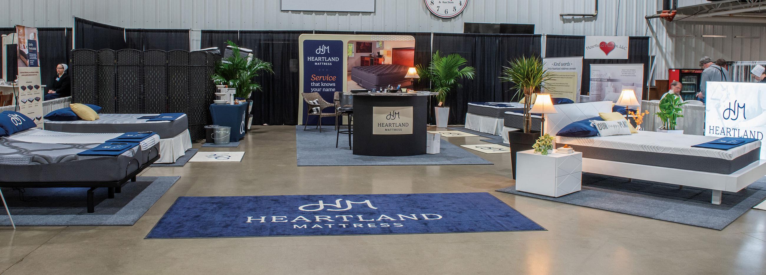 Heartland Mattress Mattresses at the NIWA Amish Furniture Expo