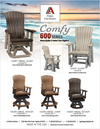 2025 LA Patio Furniture Comfy 600 Series Flyer