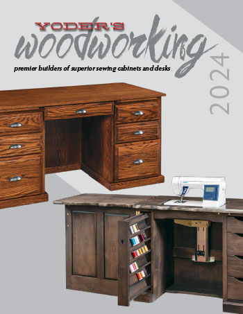 2024 Yoders Woodworking Sewing Cabinets and Desks Catalog