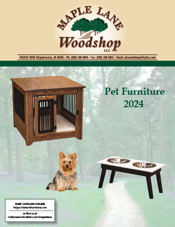 2024 Maple Lane Woodshop Pet Furniture Catalog