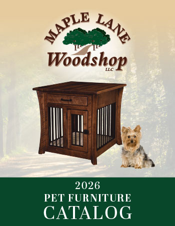 2026 Maple Lane Woodshop Pet Furniture Catalog