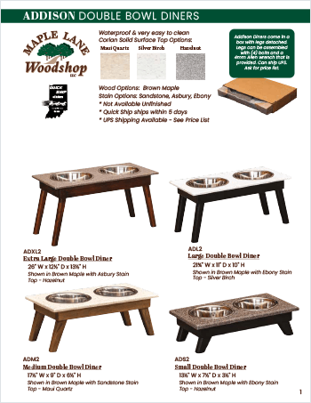 2026 Maple Lane Woodshop Pet Furniture Quick Ship Flyer