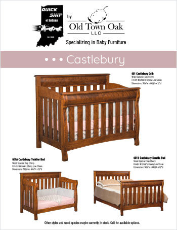 2023 Old Town Oak Baby Bedroom Furniture Quick Ship Flyer