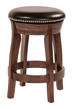 RH Yoder Dillon Barstool with Leather Seat