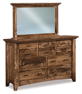 Rock Country Furniture Legacy Dresser with Mirror