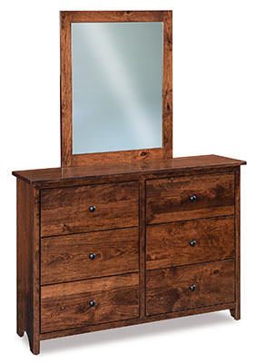Rock Country Furniture Youth Dresser with Mirror