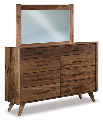 Rock Country Furniture Yukon Dresser with Mirror