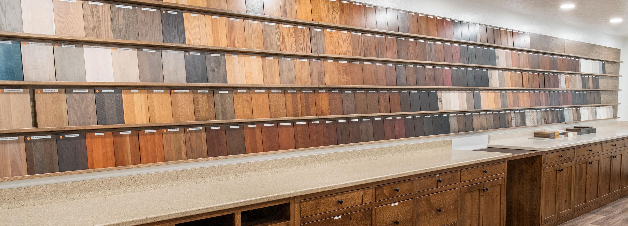 Spectrum Finishing PCL Facility Solid Hardwood Stain Samples