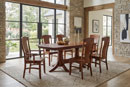 Troyer Design Company Bourbon Double Pedestal Table Dining Room Furniture Collection 3
