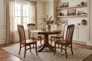 Troyer Design Company Bourbon Single Pedestal Table Dining Room Furniture Collection 1