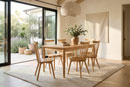 Troyer Design Company Diamond Lake Leg Table Scalloped Apron with RH Yoder Bersina Chairs 1 Dining Room Furniture Collection