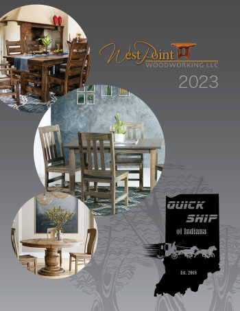 2023 West Point Woodworking Dining Room Furniture Quick Ship Flyer