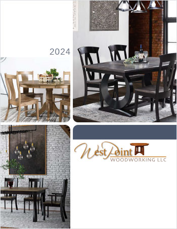 2024 West Point Woodworking Dining Room Furniture Catalog
