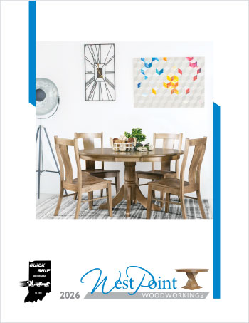 2026 West Point Woodworking Dining Room Furniture Quick Ship Flyer