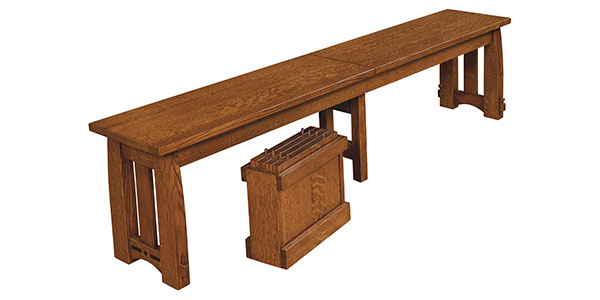 West Point Woodworking Colebrook Bench