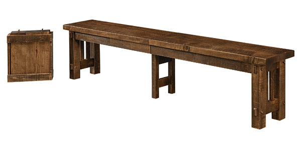 West Point Woodworking El Paso Bench