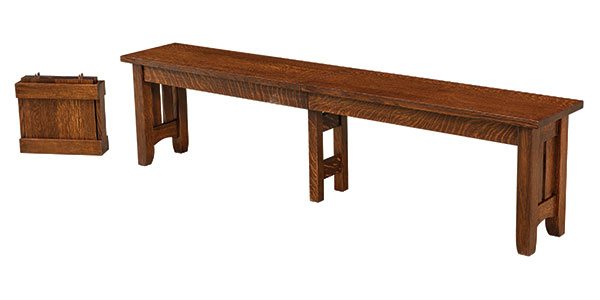West Point Woodworking Galena Bench