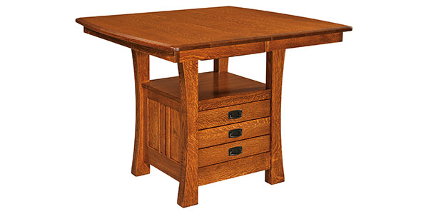 West Point Woodworking Arts & Crafts Cabinet Table