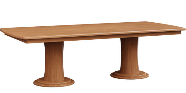 West Point Woodworking Alana Double Pedestal Table