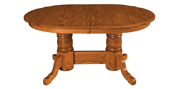 West Point Woodworking Traditional Scallop Double Table