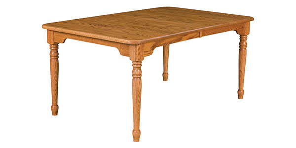 West Point Woodworking Traditional Leg Table