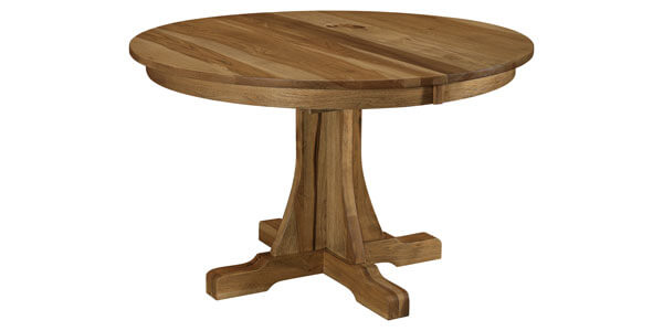 West Point Woodworking Ridgewood Single Pedestal Table