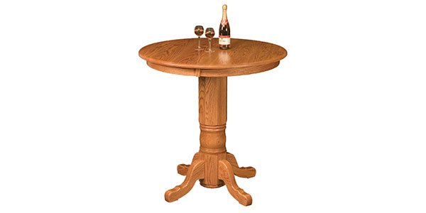West Point Woodworking Traditional Pub Single Table