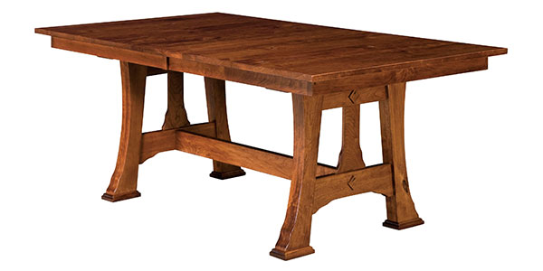 West Point Woodworking Cambridge Trestle Table