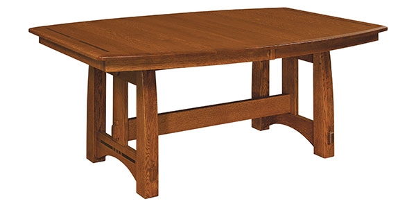West Point Woodworking Colebrook Trestle Table
