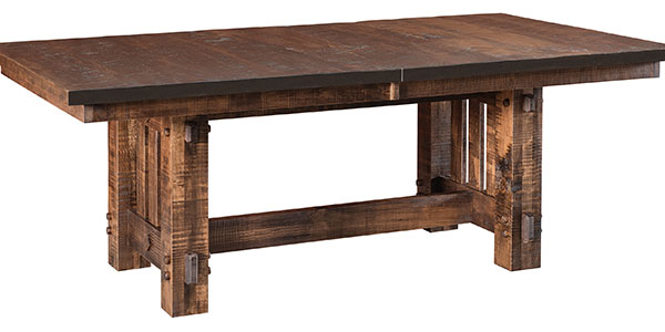 West Point Woodworking El Paso Trestle Table
