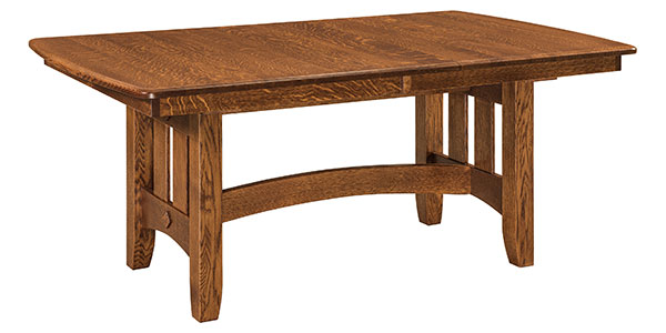 West Point Woodworking Galena Trestle Table