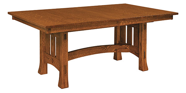 West Point Woodworking Olde Century Mission Trestle Table