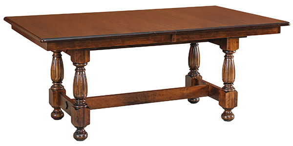 West Point Woodworking Richland Trestle Table