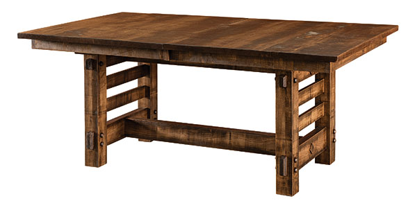 West Point Woodworking Columbus Trestle Table