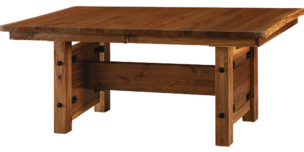West Point Woodworking Lamesa Trestle Table