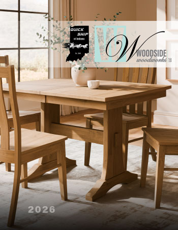 2026 Woodside Woodworks Dining Room Furniture Quick Ship Flyer