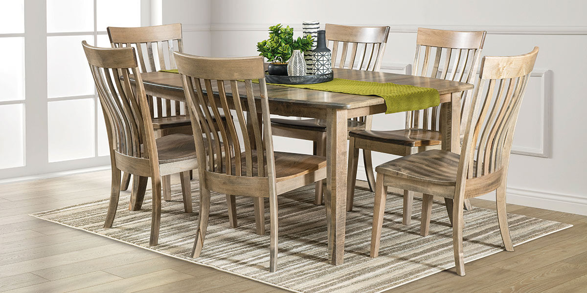 Woodside Woodworks Gallery Leg Table Dining Room Furniture Collection